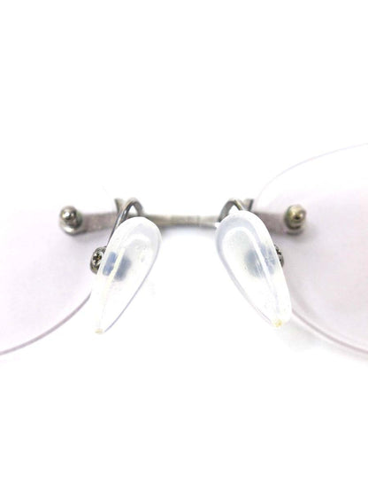 ポリス V2994J メガネ シルバー ベータチタニウム リムレス オーバル IT0QVW8JGMLK