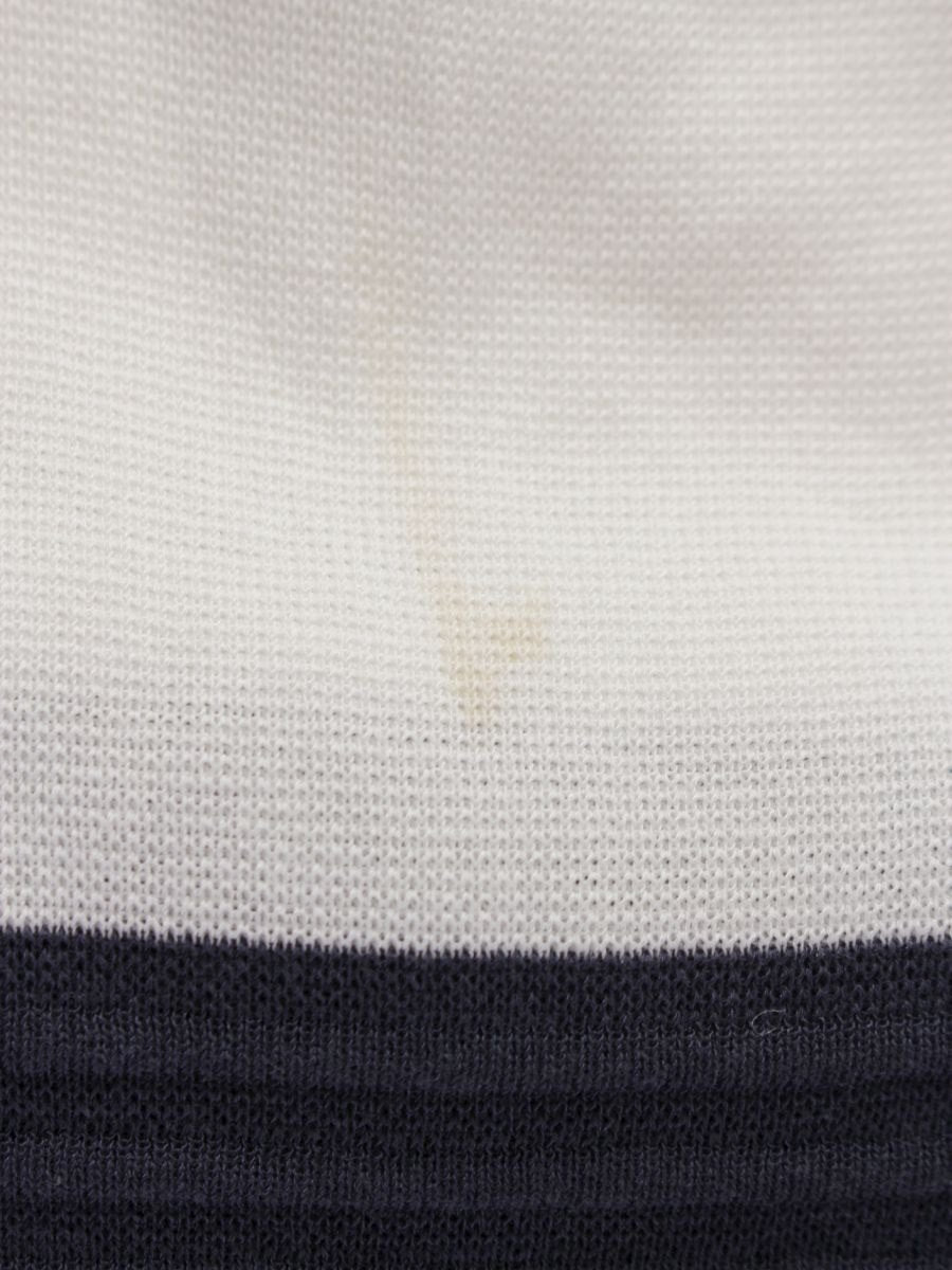 エムズグレイシー 018105 ワンピース 36 ネイビー バイカラー リボン IT4GGR62AVH8