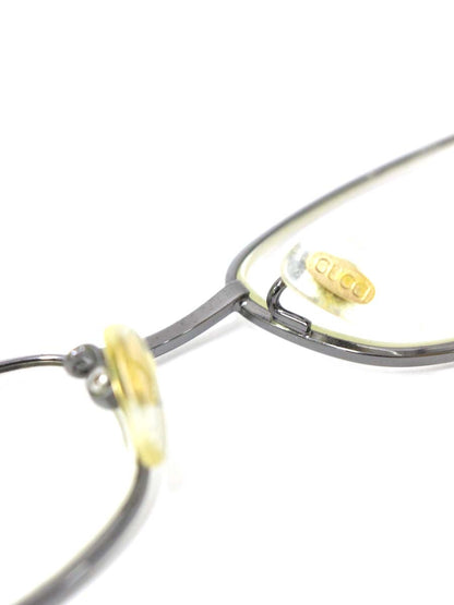 グッチ メタルフレーム フルリム GG-1372J メガネ ガンメタル/イエロー マーブル柄 ITW9F56DWA4Y 【SALE】