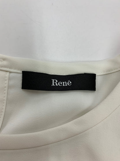 ルネ 5527031 プルオーバー 38 ホワイト パール ストレッチ ITDQX72ZGNGO