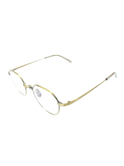 ステディ STD-96 メガネ ゴールド チタンフレーム フルリム クラウンパントシェイプ ITO8DQXY412Y