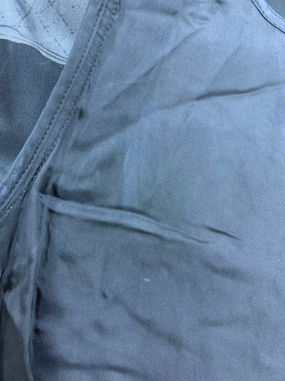 エムズグレイシー 111319 オールインワン 40 ブラック モチーフ柄 フロントボタン ITQ2JNRQSLIG