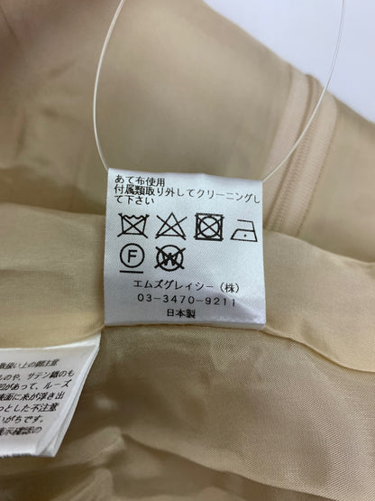 エムズグレイシー 美シルエットジャンパースカート 211509 38 ベージュ ジャンスカ ITIJ4EAL5ZKT