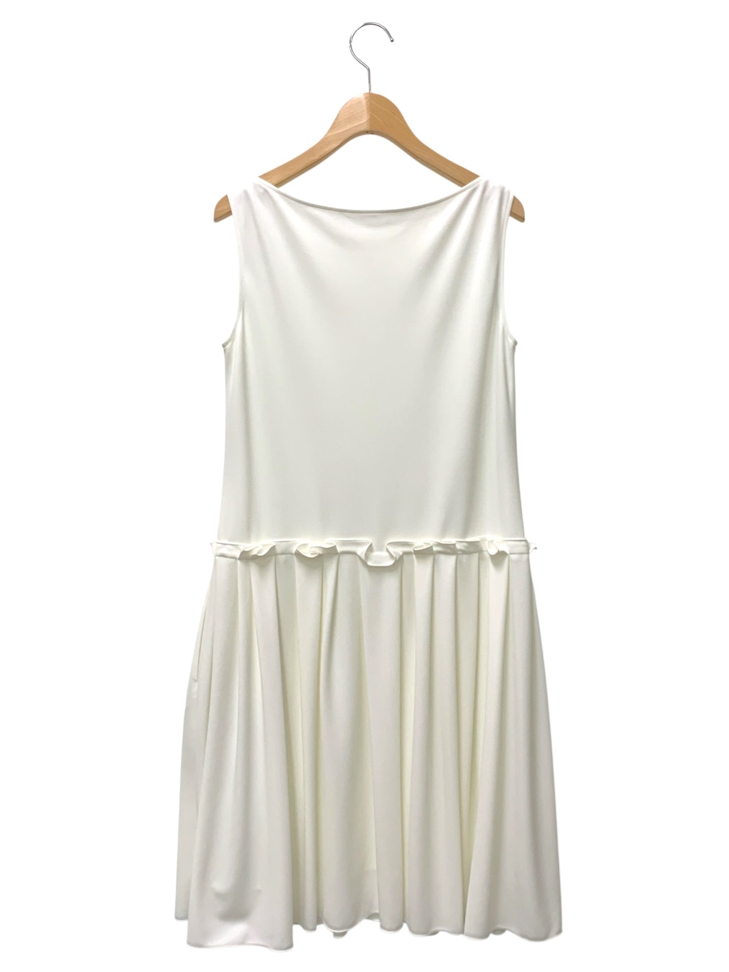 フォクシーニューヨーク STRESS-FREE DRESS 40646 ワンピース 38 ホワイト ITSKIJ50IWU4