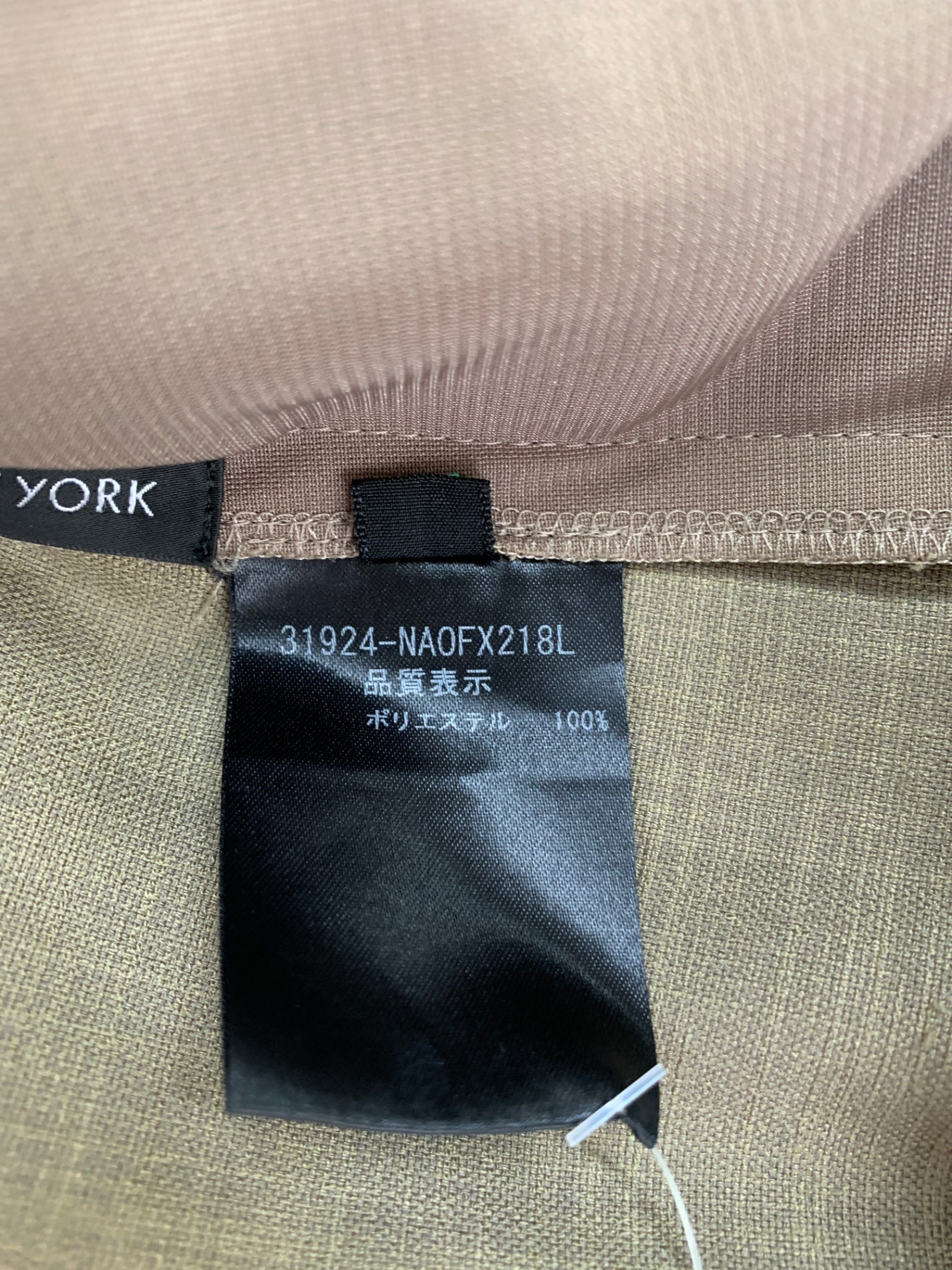 フォクシーニューヨーク リネンホイップ 31924 ワンピース 38 ブラウン ITXLZIOR576M