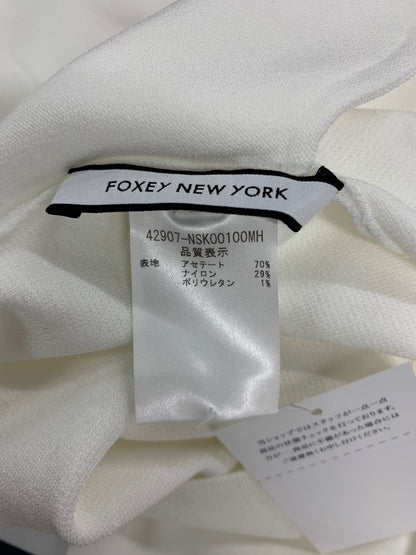 フォクシーニューヨーク Knit Pants Valeriane 43599 パンツ 40 ホワイト ITCHACKXRQ9K