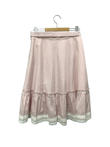 トゥービーシック W5S58-543-12 スカート 42 ピンク ストライプ ITH0I93TBOHI