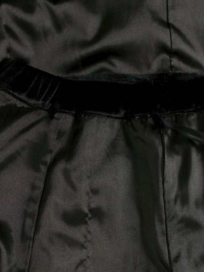 スーパービューティー スカート 42 ブラック ベロア リボン ITR0NH601UZU 【SALE】