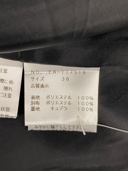 エムズグレイシー 117519 スカート 36 ブラック アイコンモチーフ フレア IT6DA8R0OYEO