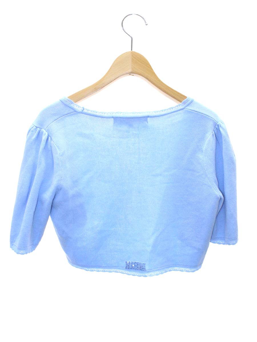 スーパービューティー ボレロ カーディガン 38 ブルー ITH9P61R3UG0