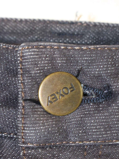 フォクシーブティック Pants Azure 40999 デニムパンツ 40 ネイビーグレー ITU3JL99I4MM