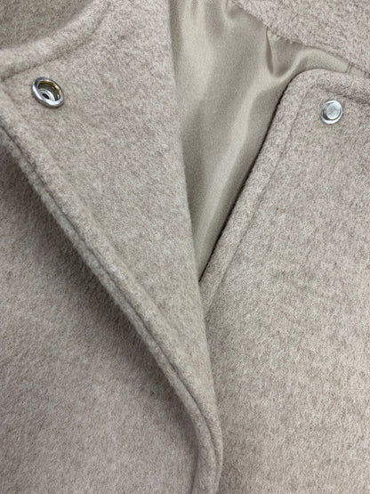 ジャーナルスタンダード 24-020-400-9113-3-0 ノーカラーコート 38 ベージュ ショート スーパー 140 ビーバー ITKBXRZZBNA4