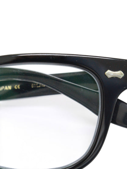 ドメスティックインターナショナル DI-1005 メガネ ブラック セルフレーム スクエア IT4NCSXJKMS4 【SALE】