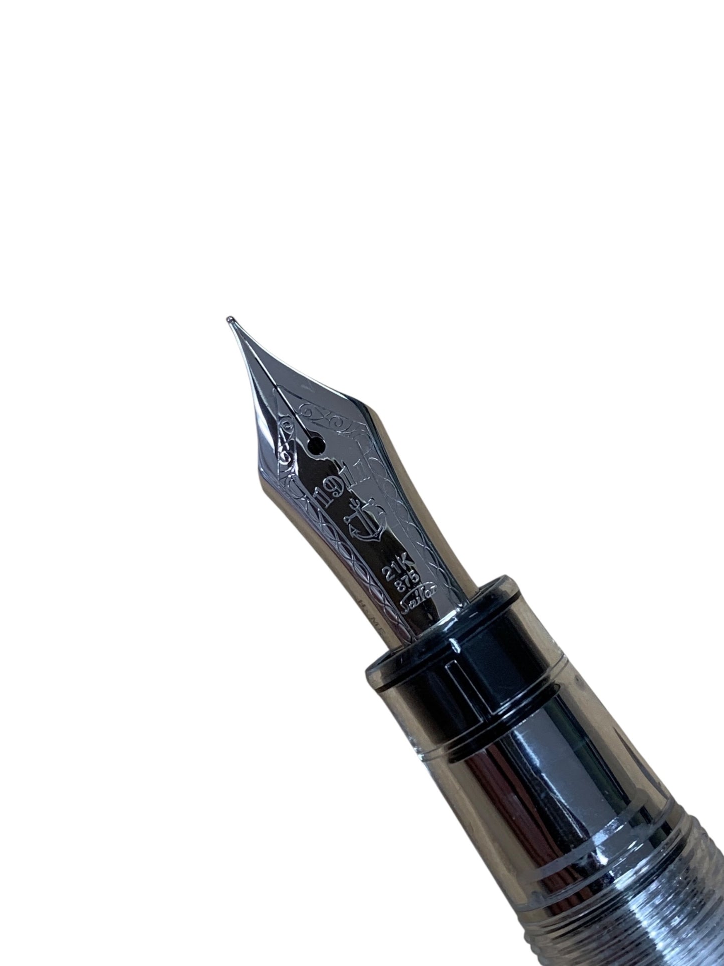 セーラー 万年筆 プロフィット21 デモンストレーター 透明 銀 MF 21K ITT57IWLQQFK