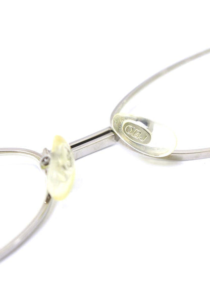 OBJ（オブジェ） PURE TITANIUM メガネ シルバー メタルフレーム フルリム オーバル（楕円） ITLYETN0VA6K 【SALE】