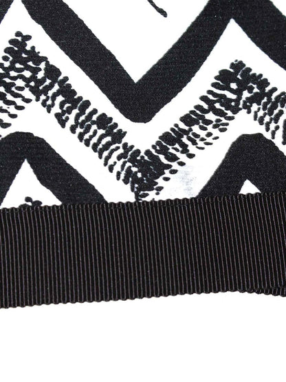 エムズグレイシー 917120 スカート 36 ホワイト/ブラック フラワーモチーフ フレア IT0AI4KFBT1Q