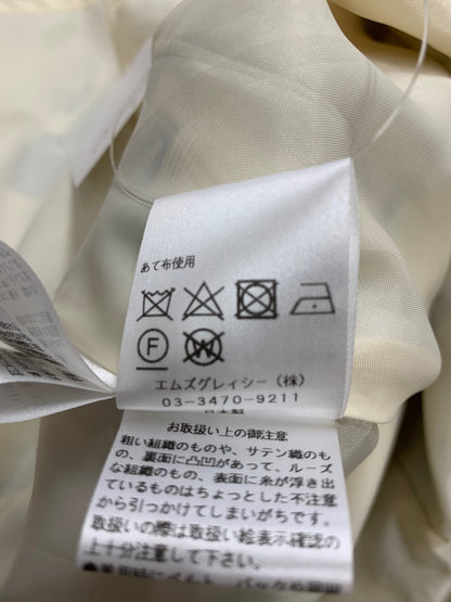 エムズグレイシー 411311 ワンピース 38 ベージュ ローズモチーフ フラワー ITBHAGF4O0F0 【SALE】