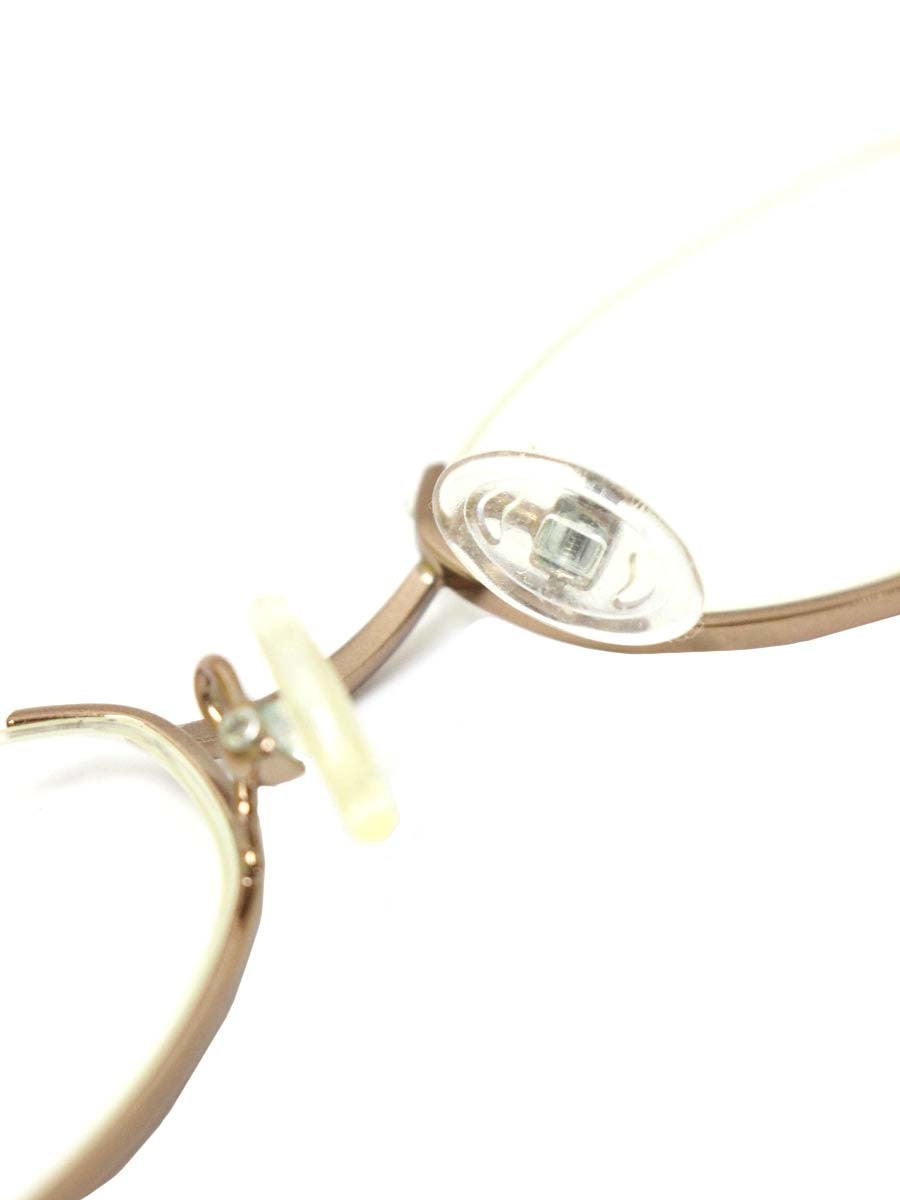 トラクションプロダクション CMLJ368 眼鏡 ゴールド オーバル メガネ IT20LLYAMDAO