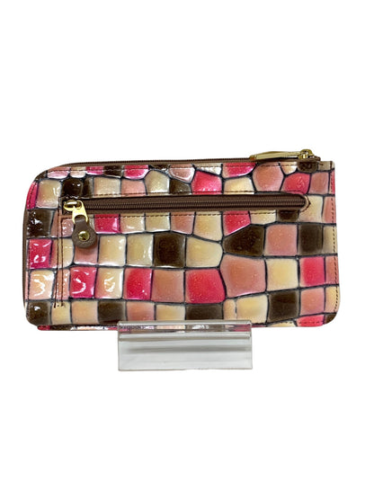 アタオ slimo ヴィトロ 財布 ピンク 大聖堂のステンドグラスがイメージのレザー IT7KSKJD7M4N