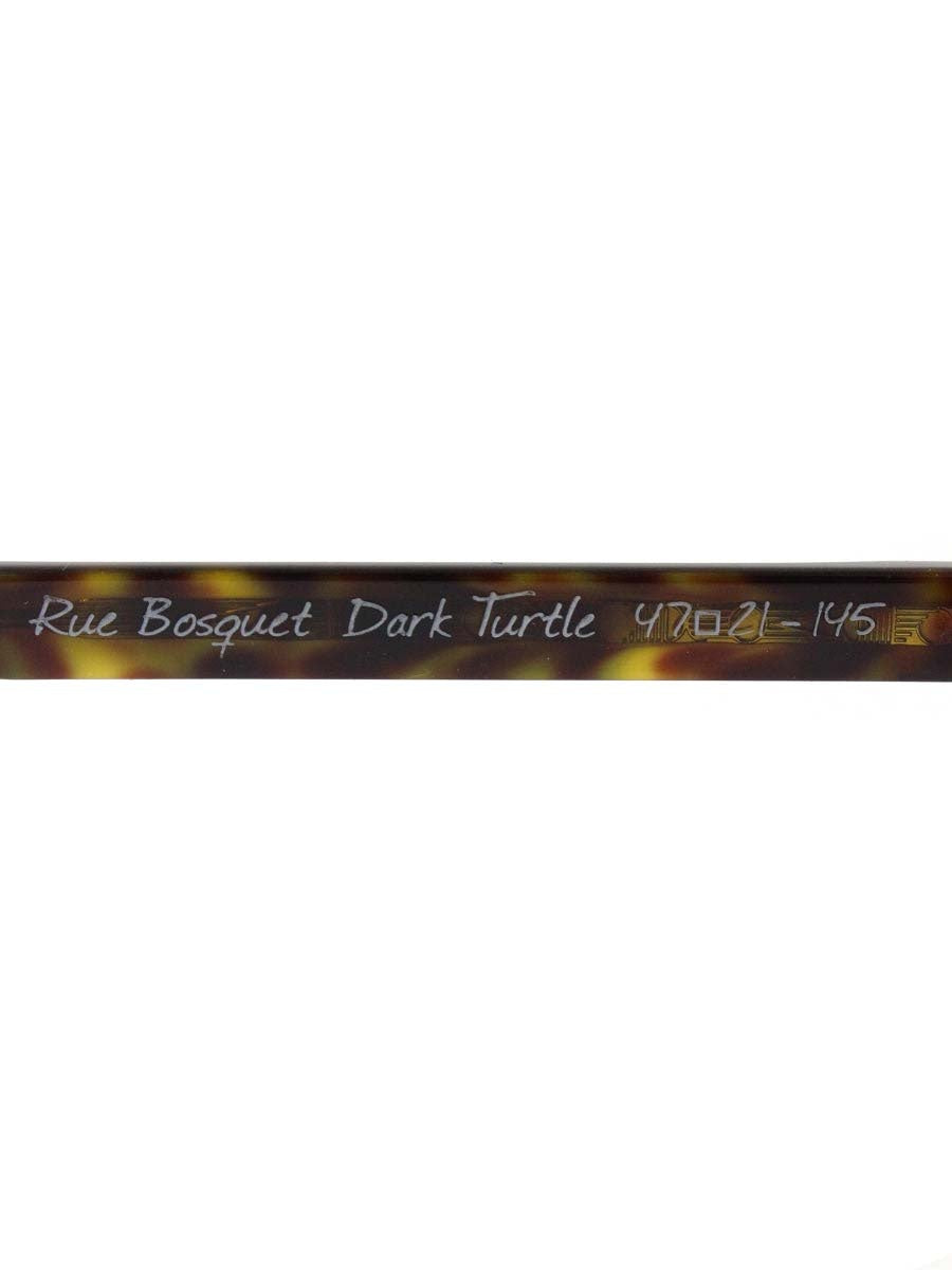 アーレム Rue Bosquet メガネ ブラウン リュ ボスケ べっ甲柄 セルフレーム フルリム Dark Turtle ITEMA6LKYJ9J