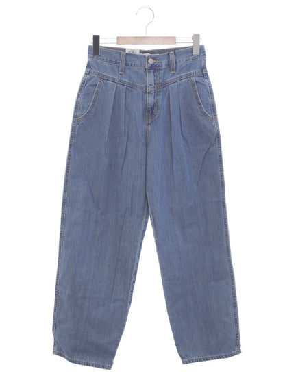 リーバイス PC9-85787-0000 デニムパンツ 25 ブルー プリーツ IT1ZU3C3KHBS