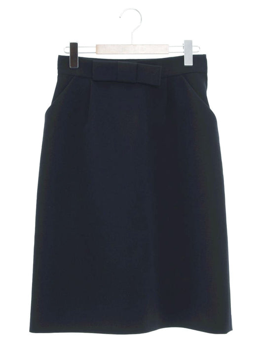 フォクシーニューヨーク パーフェクトA 33173 スカート  40 ネイビー タック ITSD1VZTAUAY 【SALE】