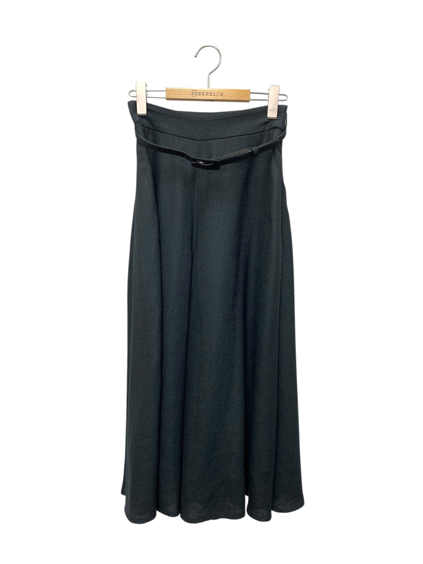 ルネ 6925790 パンツ 34 グリーン ベルト付き IT1LT2MHR15Q