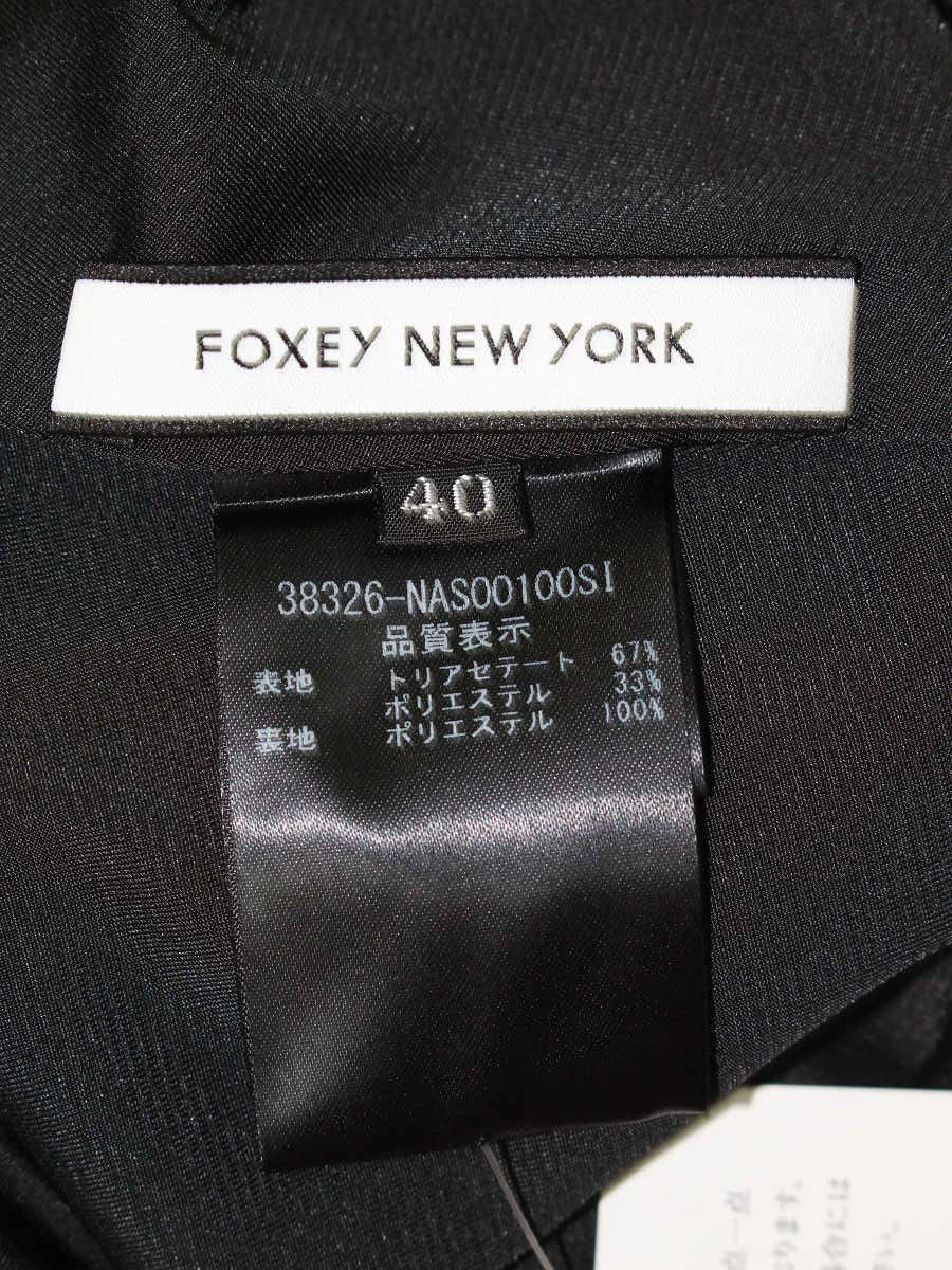 フォクシーニューヨーク バロンスカート 38326 40 ブラック 2022