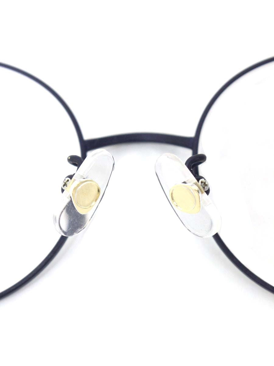 ツブラ T-08 メガネ ネイビー メタルフレーム フルリム ボストン ITPBBOB3UFED 【SALE】