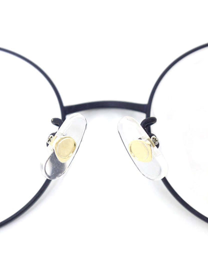 ツブラ T-08 メガネ ネイビー メタルフレーム フルリム ボストン ITPBBOB3UFED 【SALE】