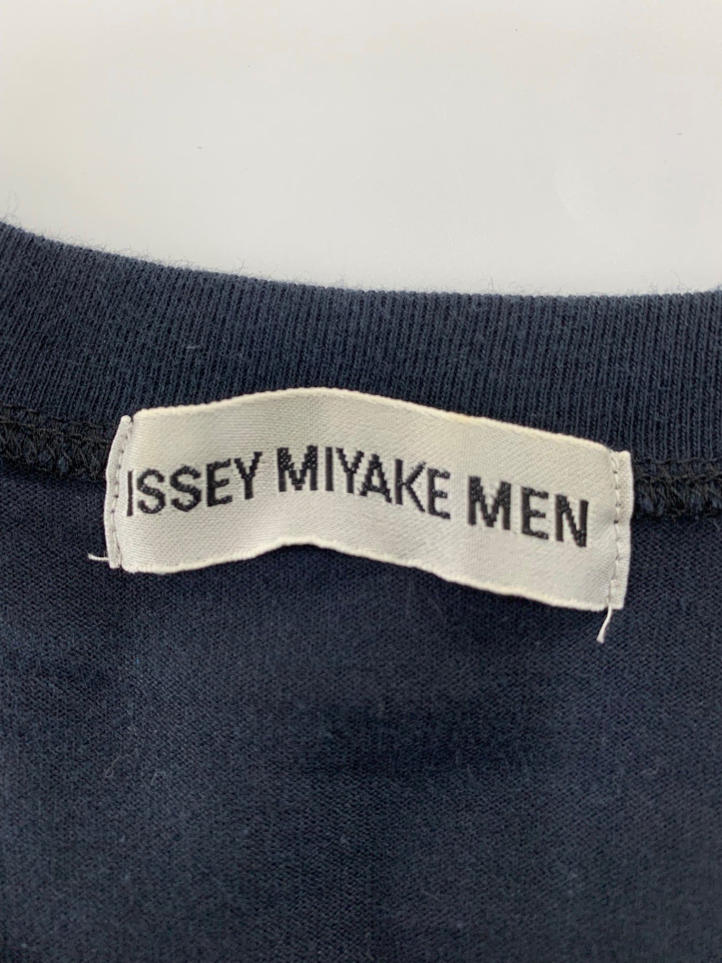 イッセイミヤケメン ME91-JK484 Tシャツ F ネイビー クルーネック ITYN02YTB5Q6