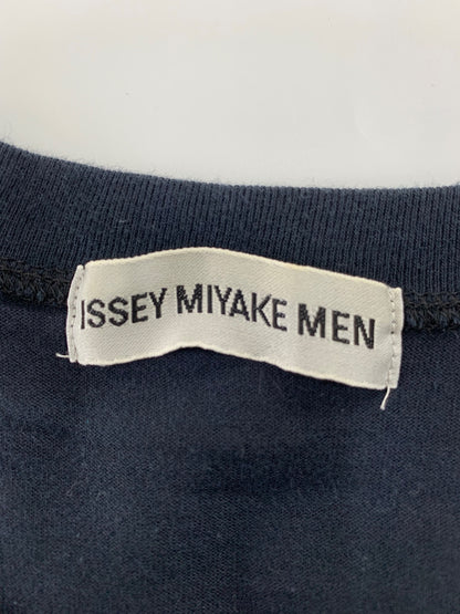 イッセイミヤケメン ME91-JK484 Tシャツ F ネイビー クルーネック ITYN02YTB5Q6