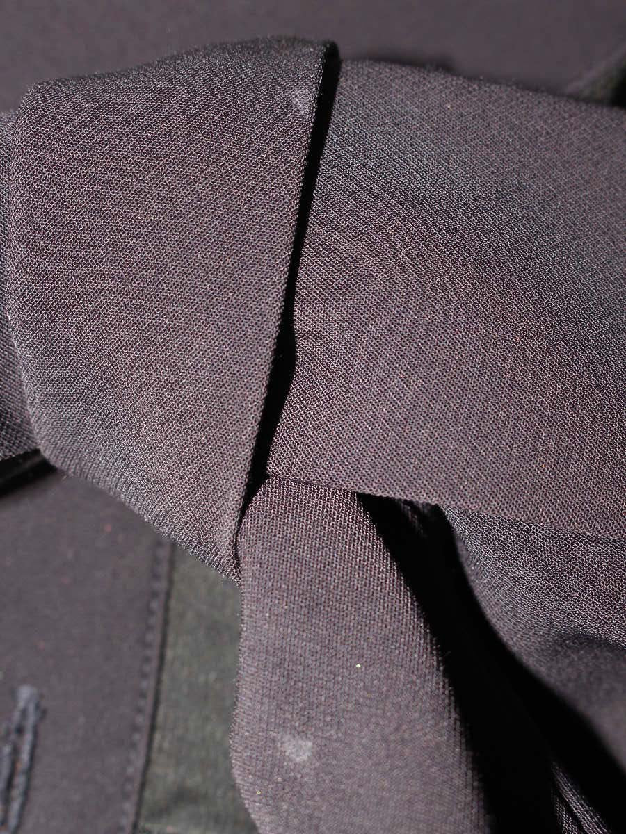 美品　FOXEY new york リボン　ワンピース 38ネイビー　ドレス Yahoo!オークション -「フォクシー ワンピース 38 ネイビー