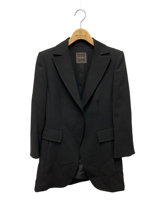 フォクシーブティック 26567 ジャケット 40 ブラック シングルブレスト ITDPDKB7L7NK