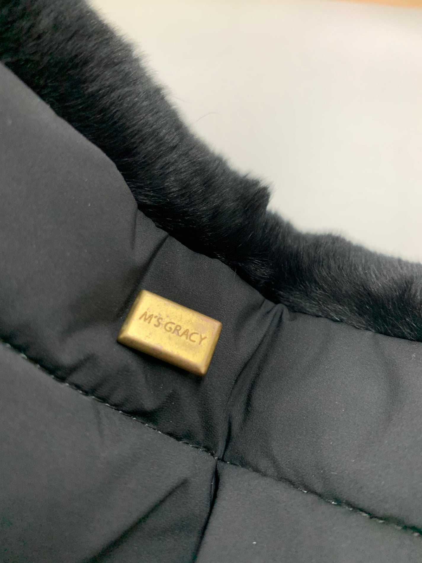 エムズグレイシー 919513 ダウンコート 40 ブラック ITX497ZKG5LC