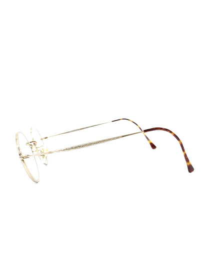 ジョンレノン JL-1047 メガネ ゴールド/ブラウン チタニウムフレーム フルリム ラウンド ITH86KSOZCDC