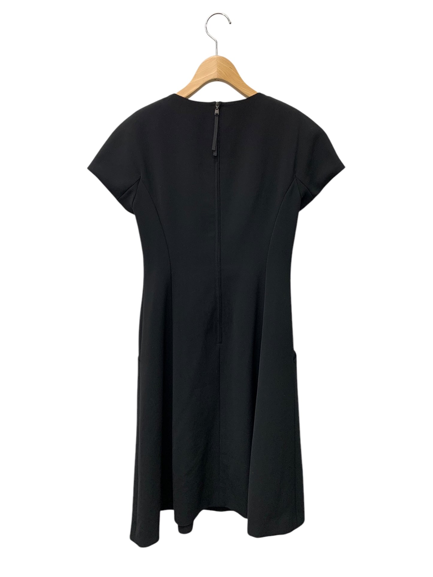 フォクシーニューヨーク 37731 ワンピース 38 ブラック 半袖 ITC8GXGLFCX8