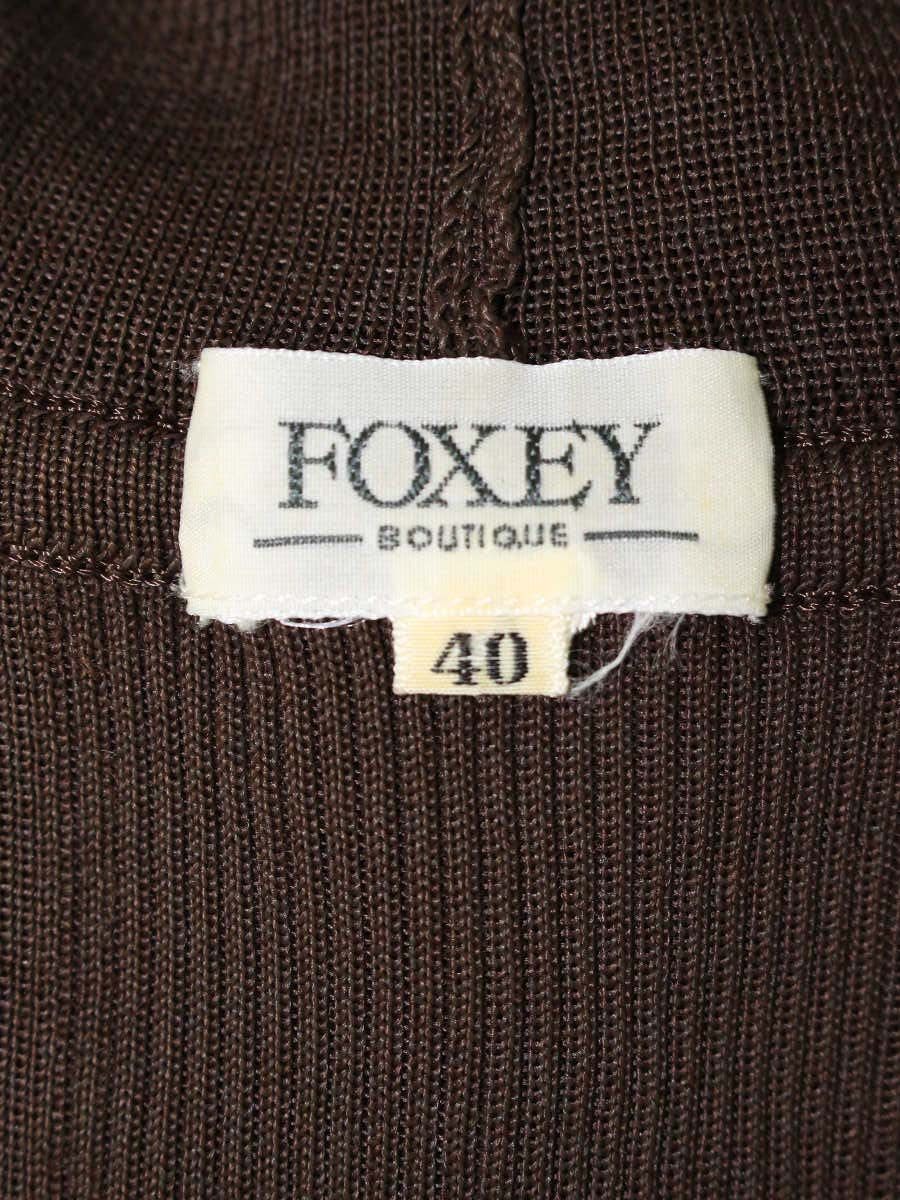 フォクシーブティック 17419 セーター 40 ブラウン タートルネック ITCAUTGT0VSQ