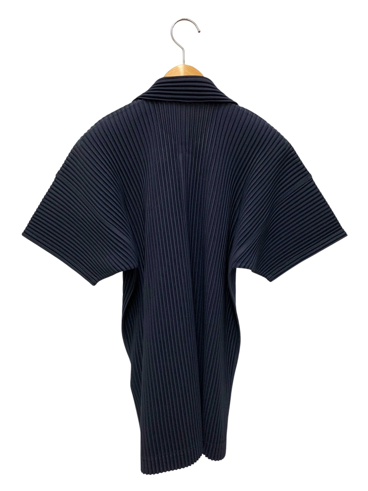 オムプリッセイッセイミヤケ HP55JM430 ポロシャツ 3 ネイビー BASICS スキッパー 半袖 ポロシャツ ITMABCLNJ4AE 【SALE】