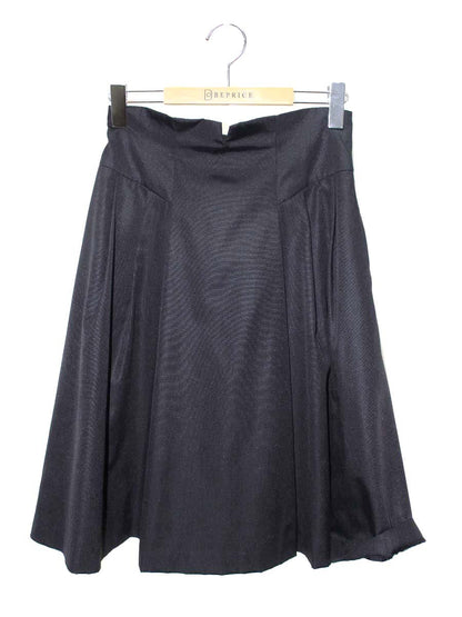 エムズグレイシー 917523 スカート 36 ブラック フレア ITKK4ATVXQOO