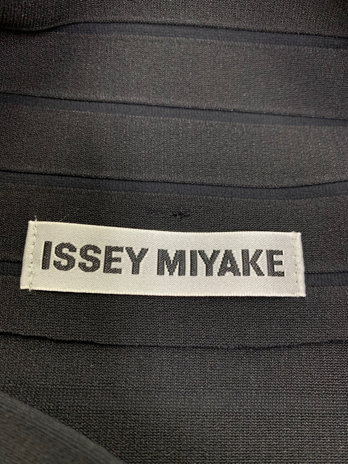 イッセイミヤケ IM81KK026 カットソー 2 ブラック ボーダー柄 IT1CMY83JLBA