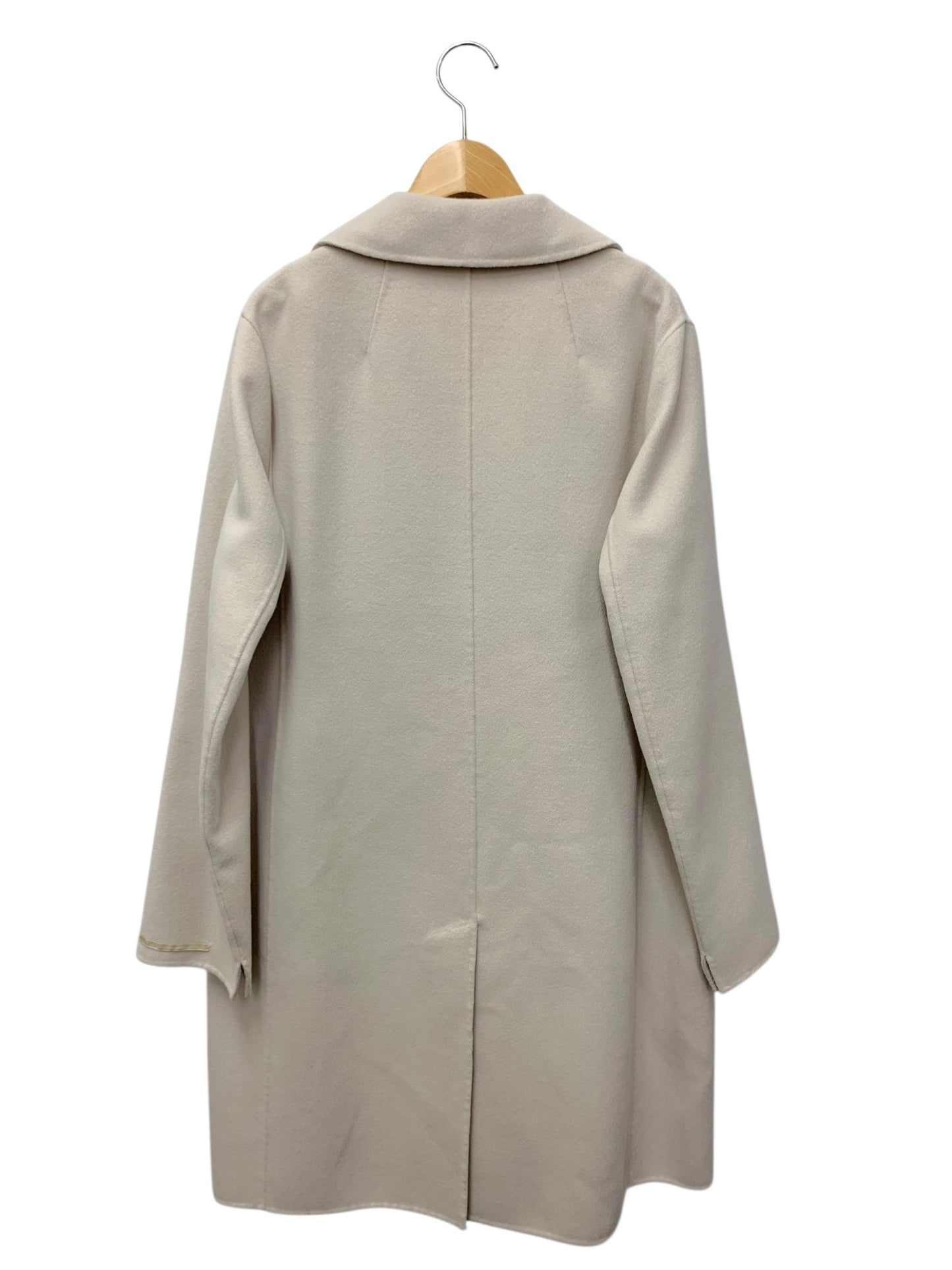 エスマックスマーラ 508405800005 チェスターコート 46 グレージュ ウール IT2YE1FE74XL