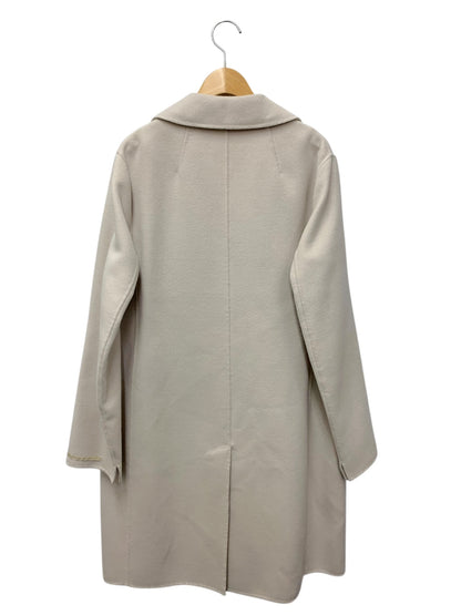 エスマックスマーラ 508405800005 チェスターコート 46 グレージュ ウール IT2YE1FE74XL