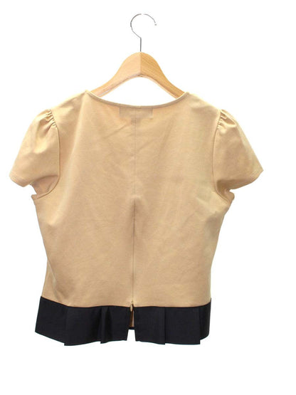 エムズグレイシー 815320 Tシャツ 40 ブラウンベージュ カットソー リボン IT9TGSRUQCKG 【SALE】