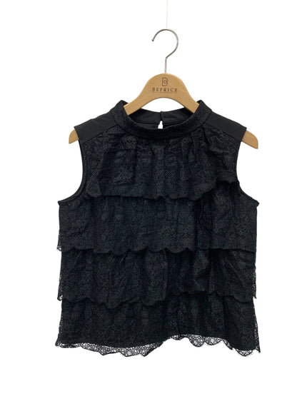 エリザ 28122431 カットソー 2 ブラック レース ティアード ITDC5Q09X5MC 【SALE】