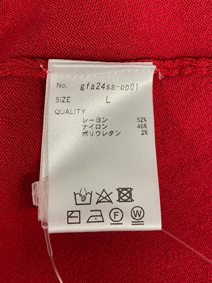 ジェンヌ 美ラインニットワンピース gfa24ss-op01 L レッド IT0X8PSZNPWJ 【SALE】