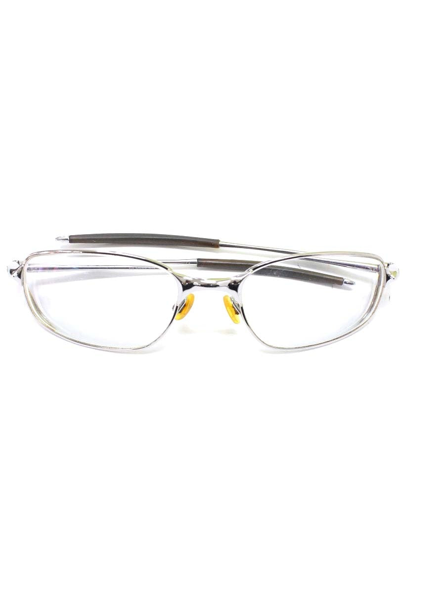 オークリー Big square メガネ シルバー メタルフレーム フルリム スクエア ITXOAAX0AN70