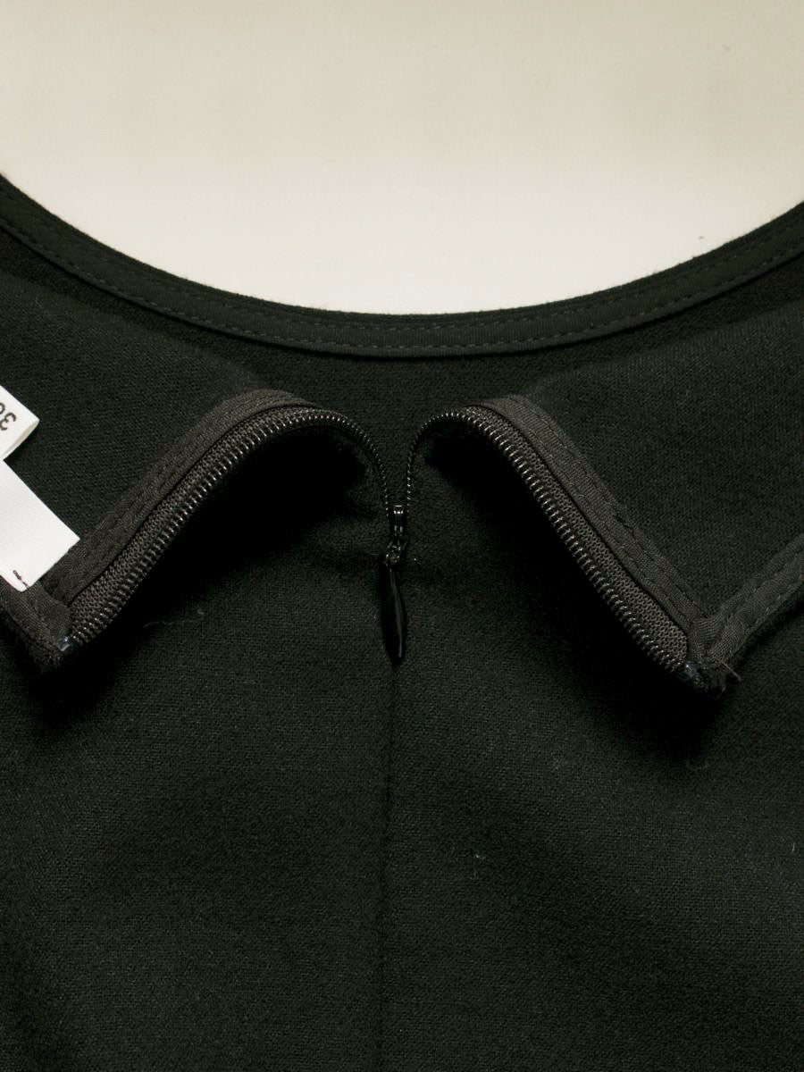 ヨリ YR2121-119AW カットソー 38 ブラック ペプラム ティアード IT9KBC8SUD6G