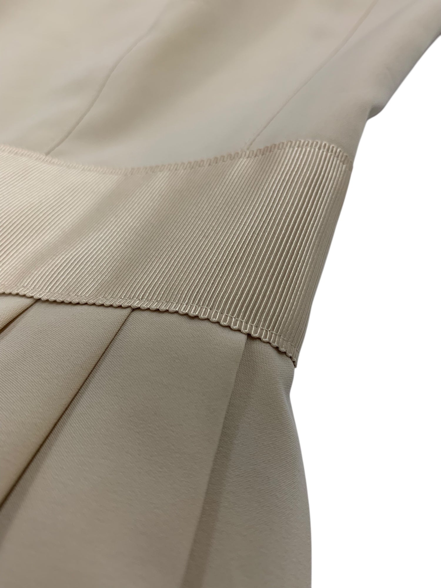 【極美品】FOXEY NEW YORK ワンピース ベージュ 42 大きいサイズ フォクシーニューヨーク 22237 ワンピース 42 ベージュ ワンピース