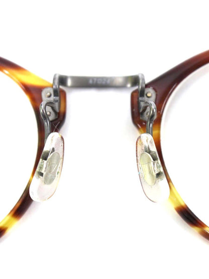 増永眼鏡 GMS-805 メガネ ブラウン/アンティークゴールド コンビフレーム チタン IT5IITFD9009